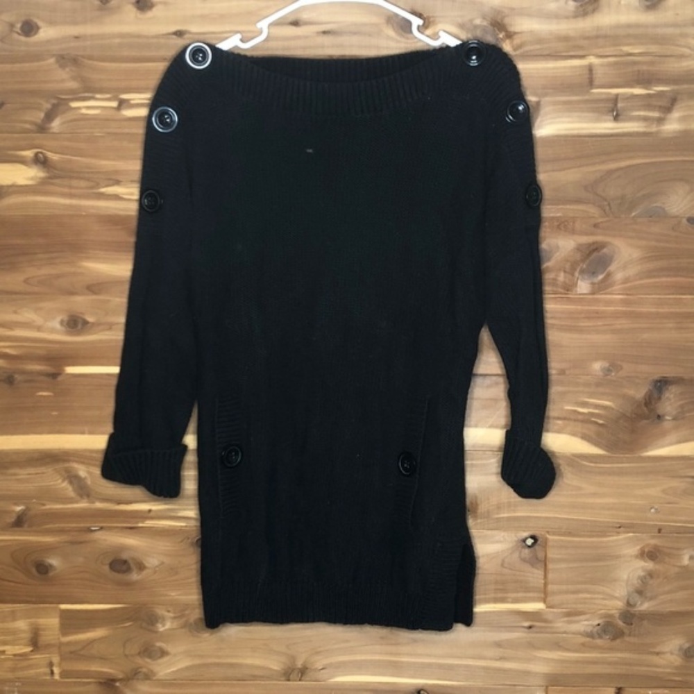 Jones New York | Grey 3/4 Sleeve Sweater Small